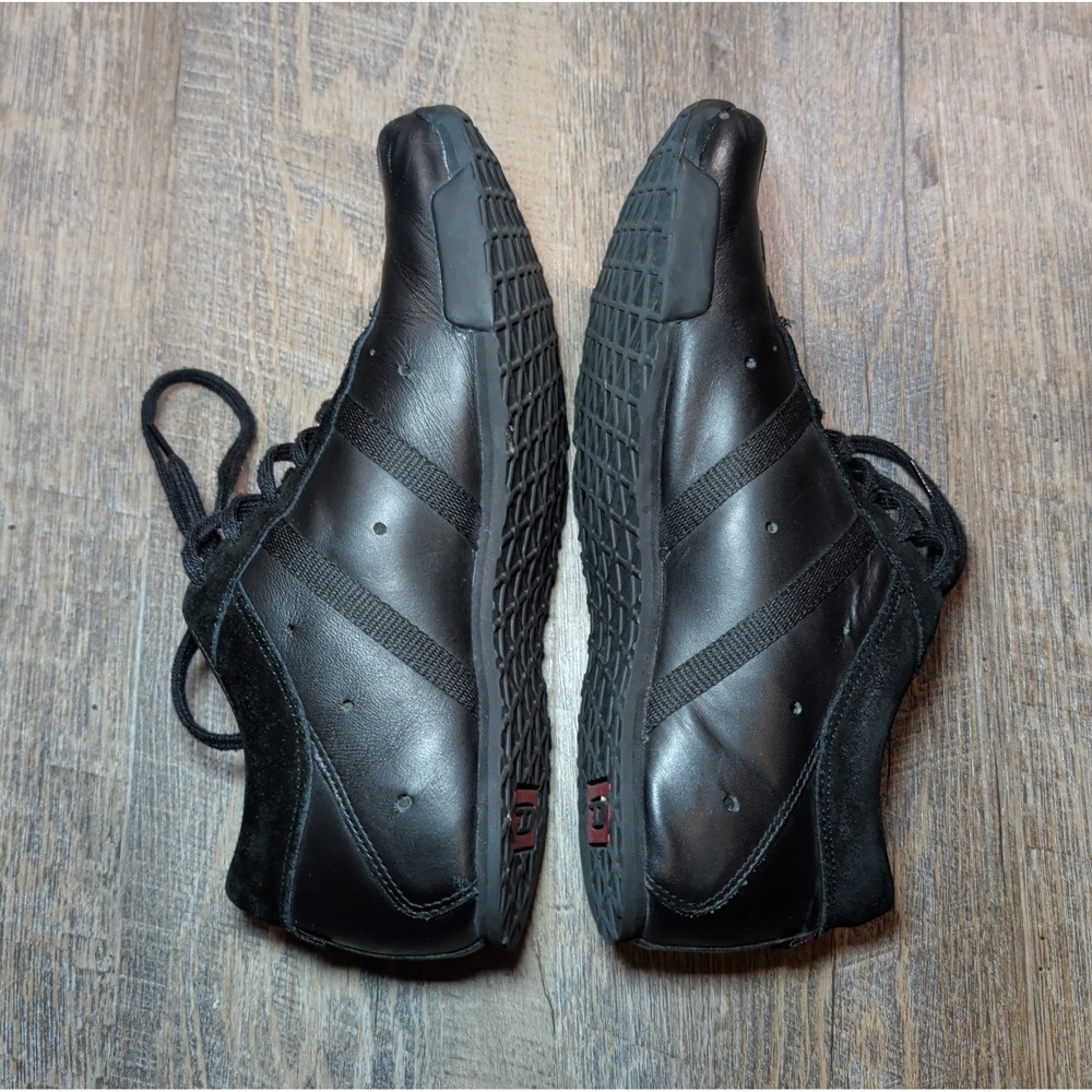 Vintage Diesel Evelyn Shoes Leather Sneakers Women's Size 7.5 Black Y2K Suede - Picture 10 of 14
